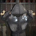 Custom 100% Cotton French Terry Vintage Acid Wash Distressed Streetwear Hoodie Men Zip Embroidery Logo Eco-Friendly Winter OEM