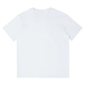 Oem customized heavyweight pure cotton short sleeved tshirt men's 230g white cotton straight shoulder tshirt