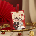 JUXINDA Festive High-End Wedding Candy Box Handheld Floral Candy Box Engagement Candy Storage Box Candy Gift Box.