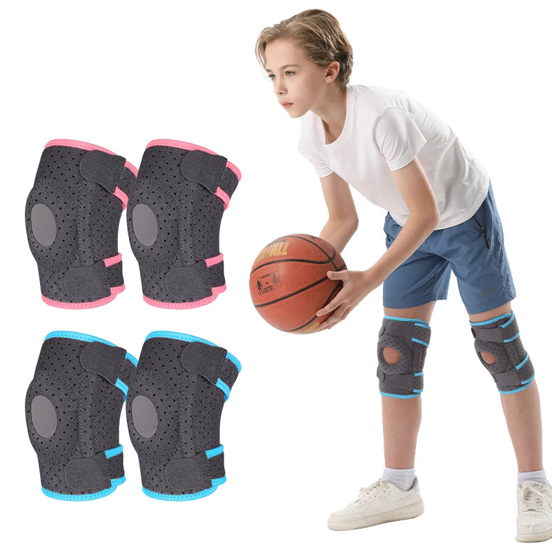 Melenlt Adjustable Kids Knee Brace- Patella Support with Pressure Band & Knee Pad for Children