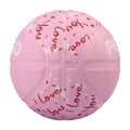 Basketball Size 7 Composite Leather Training Use Eco-Friendly Rubber Cover Pink Students School Indoor Outdoor Team Play Games
