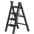Hot Selling Three-layer Mobile Folding Metal Ladder Stools with 150kg Load Capacity for Home Use