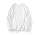 Oem customized 200g pure cotton long sleeved t shirt autumn and winter loose layered bottoming t shirt