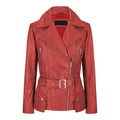 Custom Autumn Women's New Tops Motorcycle Leather Jacket Wholesale Black Ladies Zipper Plus Size Women's Autumn Coat