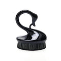 JX Hot Sale Royal Swan Shape Nail Brush Acrylic Nail Art Professional Vegan Nylon Hair Travel Portable