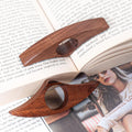 Wholesale Wooden Thumb Book Page Holder One-handed Reading Aid Page-Pressing Ring and Retro Book Press Finger-Buckle Bookmark