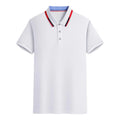 OEM custom logo embroidery printed design High-end POLO shirt short-sleeved corporate ice silk work clothes polo-shirt MegaBDM