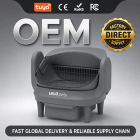 Open Top Automatic Cat Litter Box Self Cleaning Smart Litter Box APP Control Odor Removal