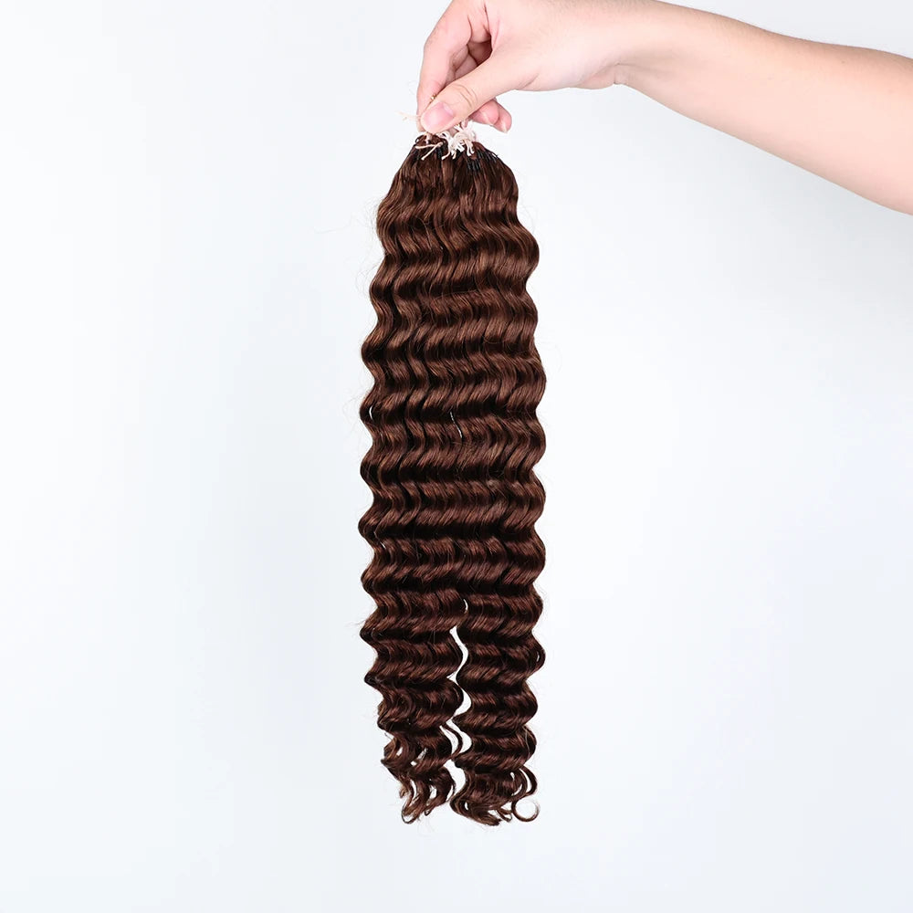 Wholesale Cuticle Aligned Crochet Human Hair DW 4# Hair Bundle Raw Vietnamese Human Hair Natural Wave Hair Bulk