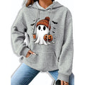 2025 European & American Cross-Border Foreign Trade Women's Casual Autumn Woven 3D Digital Printed Hooded Sweatshirt