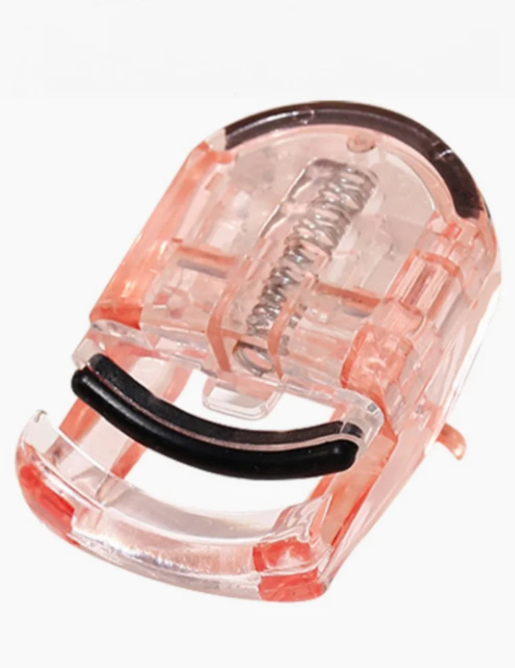 Mini Portable Transparent Plastic Travel-Friendly Precision-Grip Long-Lasting Lift Skylark Eyelash Curler Natural Curl 2 Colors