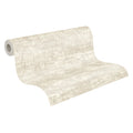 Made Germany Modern Wallpaper Rolls Texture Beige White Gold Non Woven Vinyl Highly Wash-Resistant Metallic Walls 1005 X 053 m