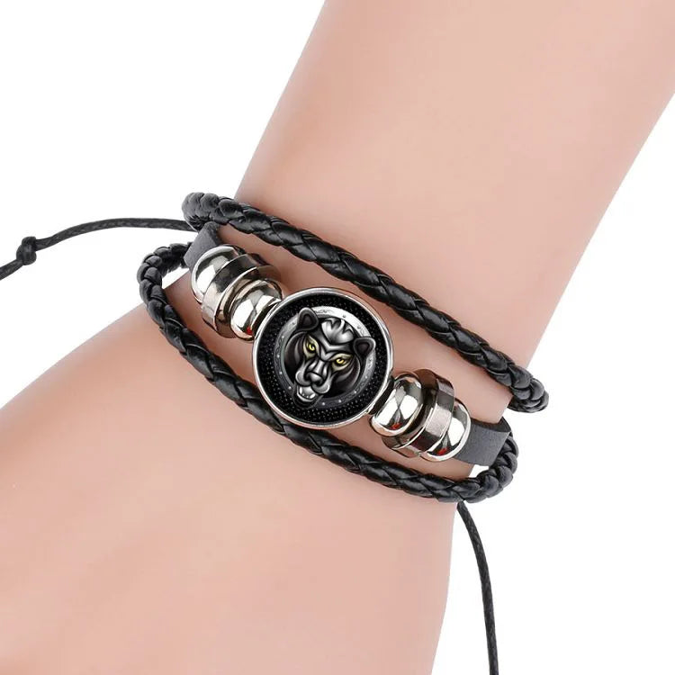 DIY CUSTOM Wholesale Black Sublimation Blanks Pu Leather Bracelet for Sublimation