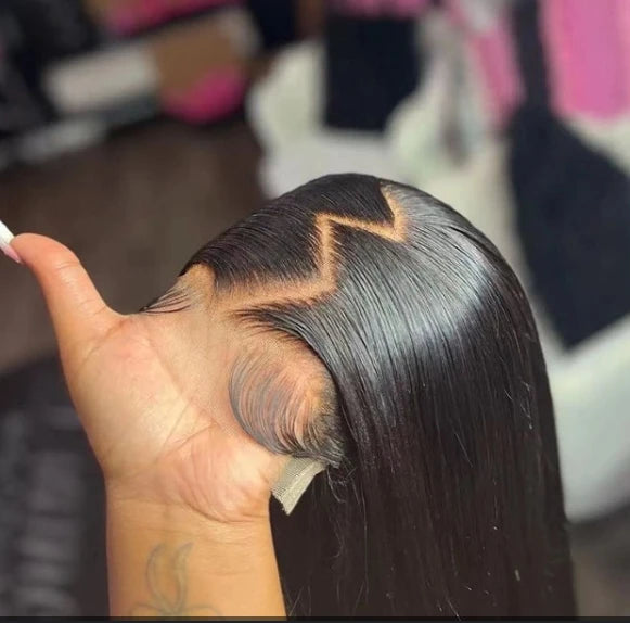 Indian Vendor Wear and Go Virgin Raw Indian Wigs Human Hair 13x4 Closure Lace Front Cuticle Aligned Glueless HD Lace Frontal Wig