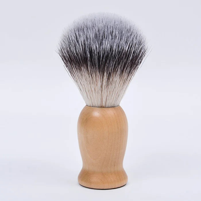Dongmei Wholesale Vegan Synthetic Hair Wood Handle Men's Shaving Brush Free Sample