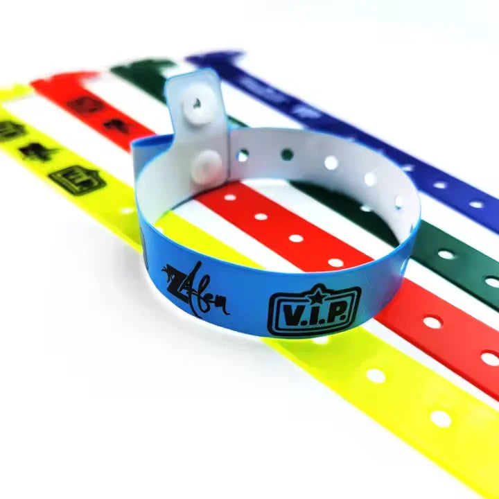 Disposable Vinyl Promotional Wristbands for Event and Hotel Identification Attractive Bracelet for Guest Engagement MegaBDM