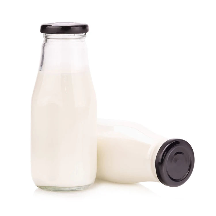 200ml 250ml 500ml 1liter Glass Beverage Bottles Wholesale Empty Milk Juice Bottles