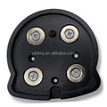 HTC 3-Inch Polishing Pads Magnetic Backplate Adapter for Trapezoid Grinding Plates & 3-Inch Round Grinding Discs