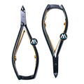 Black Coated Nail Nippers Stainless Steel Cuticle Nippers