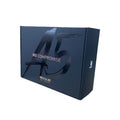 Dark Blue Embossed Brightening Shipping Box Packaging