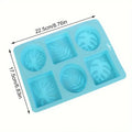 Round and Square Leaf Silicone Soap Mold Handmade Soap Making Supplies Diy Plaster Resin Material Kit Cake Baking Tools