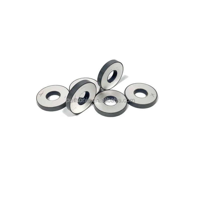 Ultrasonic Cleaning PZT Piezo Ceramic Ring 25x10x4mm for Industrial Transducers Piezo Sensor Element