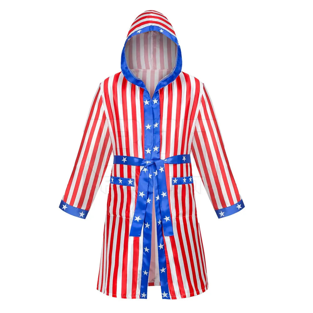 Full Length Boxing Robe With Hood Cheap Price Boxing Robe Professional Boxing Gown