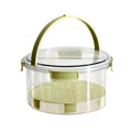 Handheld Double-Layer Bento Box for Fresh-Keeper for Outdoor Picnics with Vegetables Miscellaneous Grains and Food Storage