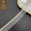 Water-soluble Mesh Lace 100% Polyester Gold Embroidery Fabric for Clothing Home Bags & Accessories-Customizable Color