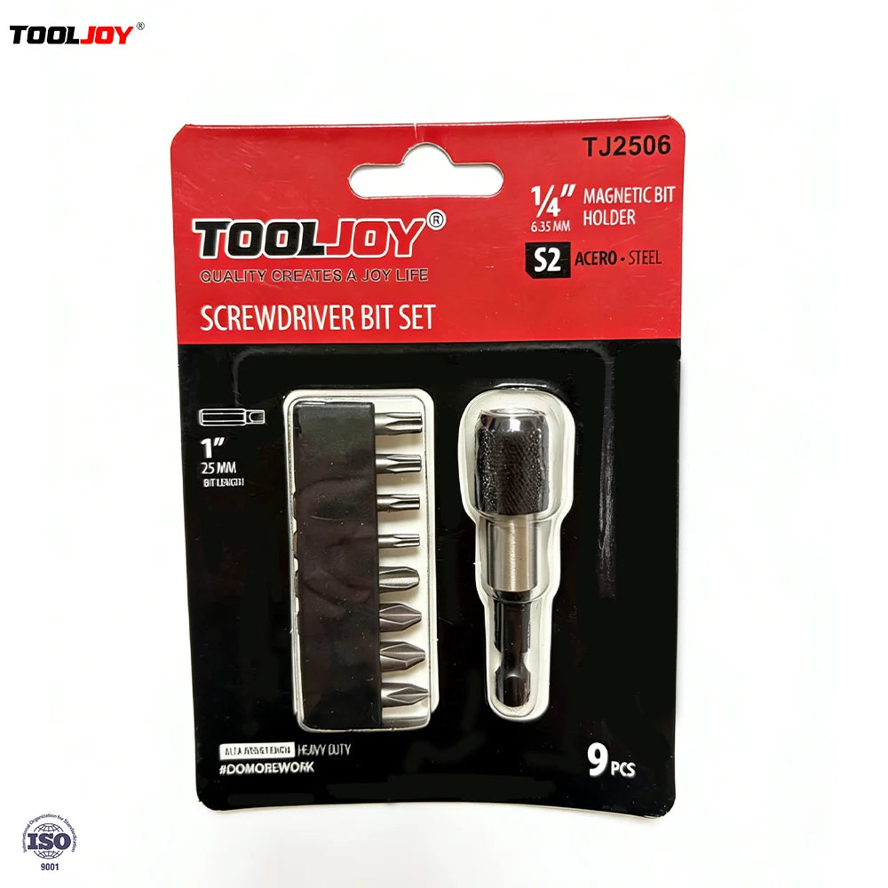 TOOLJOY OEM ODM S2 Steel Mini Bits 25mm Screwdriver Bits Set & Magnetic Bit Holder for Professional Use