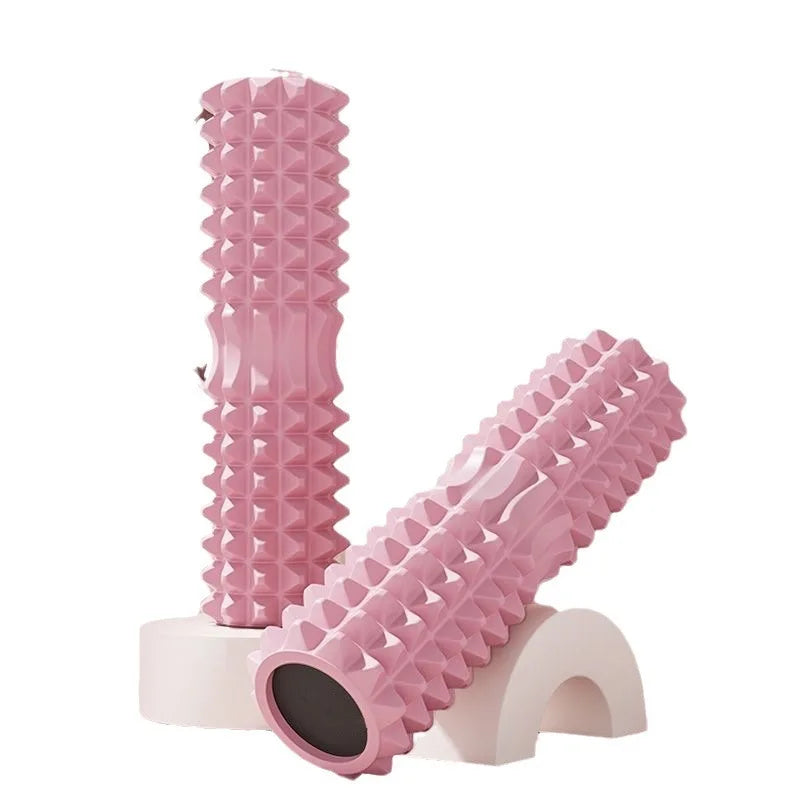 Wholesale Grid Fitness Roller Massage Eva Back Roller Yoga Column Yoga Foam Roller for Exercise