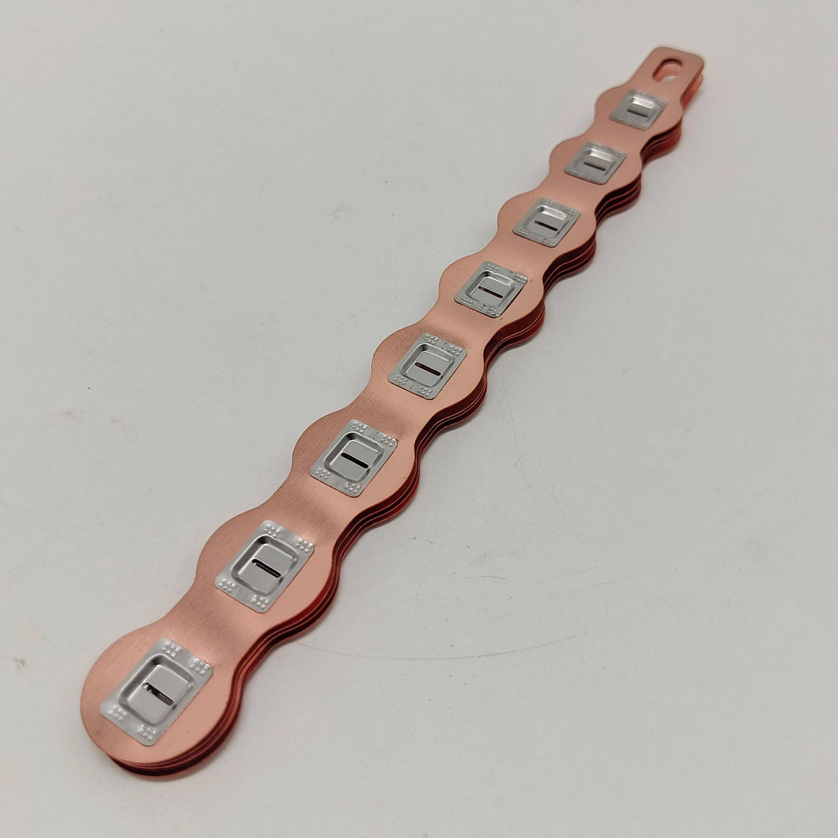 WELLGO 21700 Lithium Battery Connection Sheet 1*8P 21.6MM Copper Nickel Busbar for Li-ion Battery Parallel Connection Electric