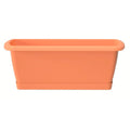 Respana plastic planter in terracotta color 59 (length) x 18.4 (width) x 14.5 (height) cm