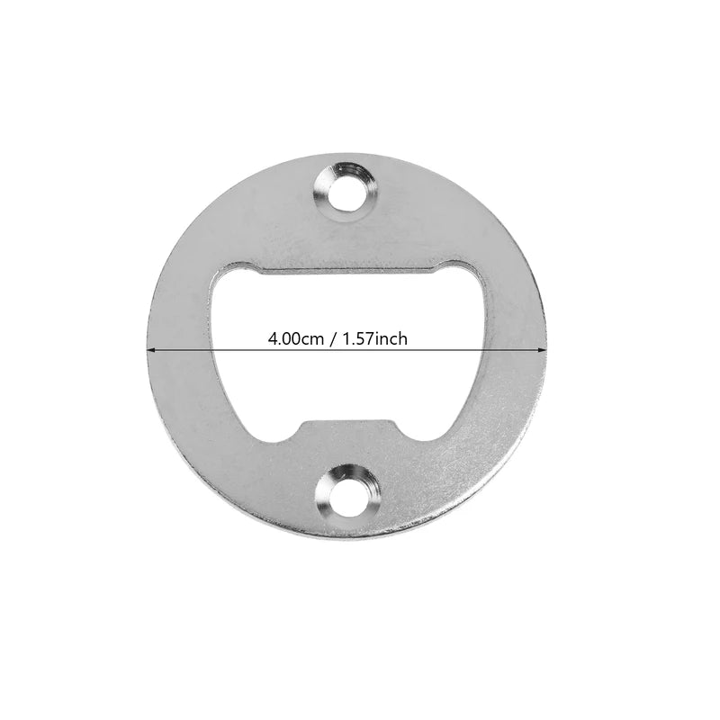 Bottle Opener Insert Beer Round Diy Bulk Cap Kit Ring Wood Can Resin Kits Remover Favors Guest Wedding Supplies Decorative