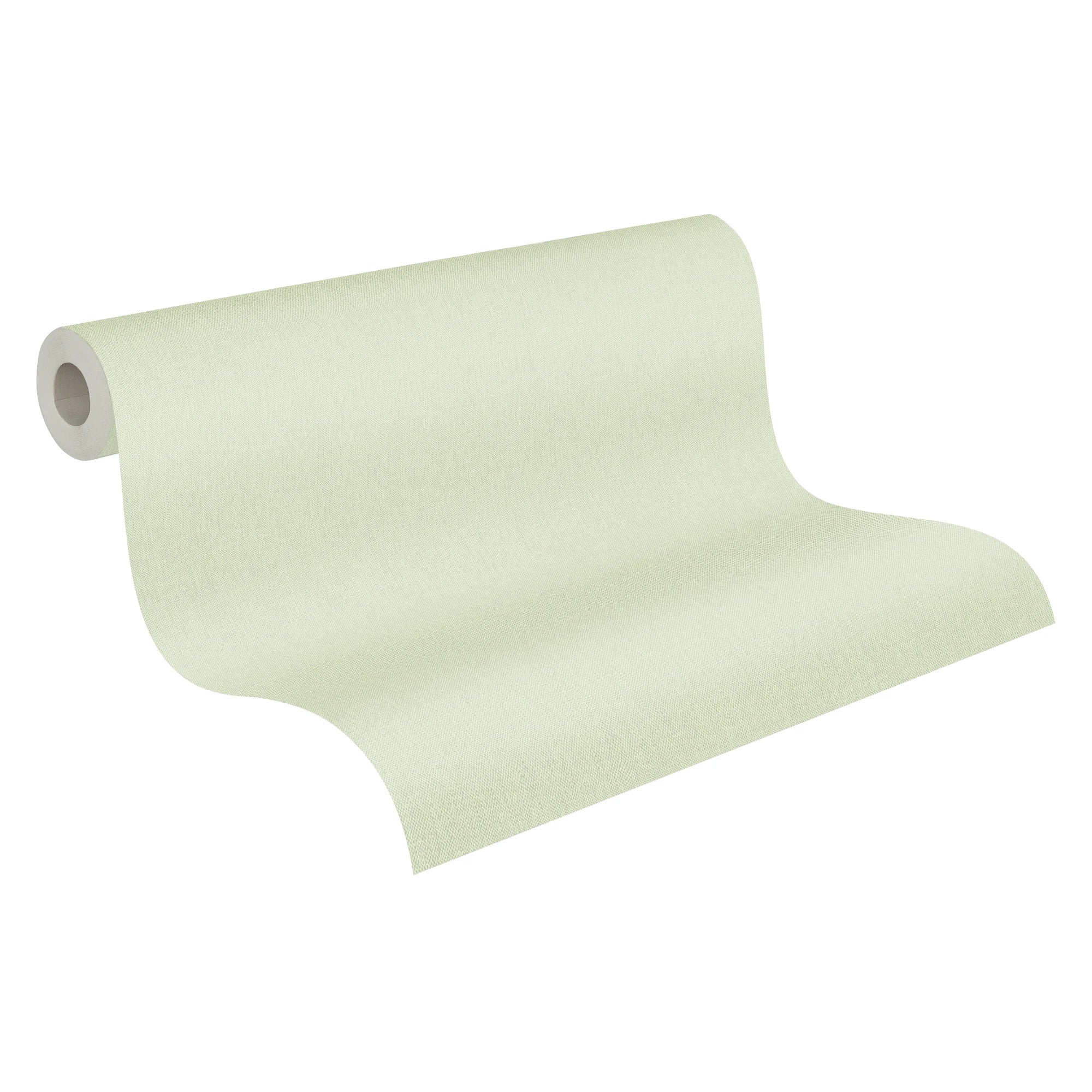 Made Germany-Modern Luxury Botanical Non Woven Contract Wallpaper for Kitchen Hotel Use-Wash-Resistant Light Resistant Green