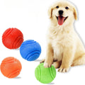 Eco Friendly Indestructible Durable Heavy Hard Bouncy Natural Rubber Dog Pet Tennis Elastic Push Chew Ball Toys