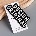 Custom Luxury Biodegradable Kraft Paper Embossed Clothing Hangtags String Pink Designer Swing Tag Eco Shirt Tags Brand Tag