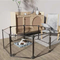 6 Inch Tall Pet Wire Playpen Indoor Folding Dog Exercise Fencing Pens