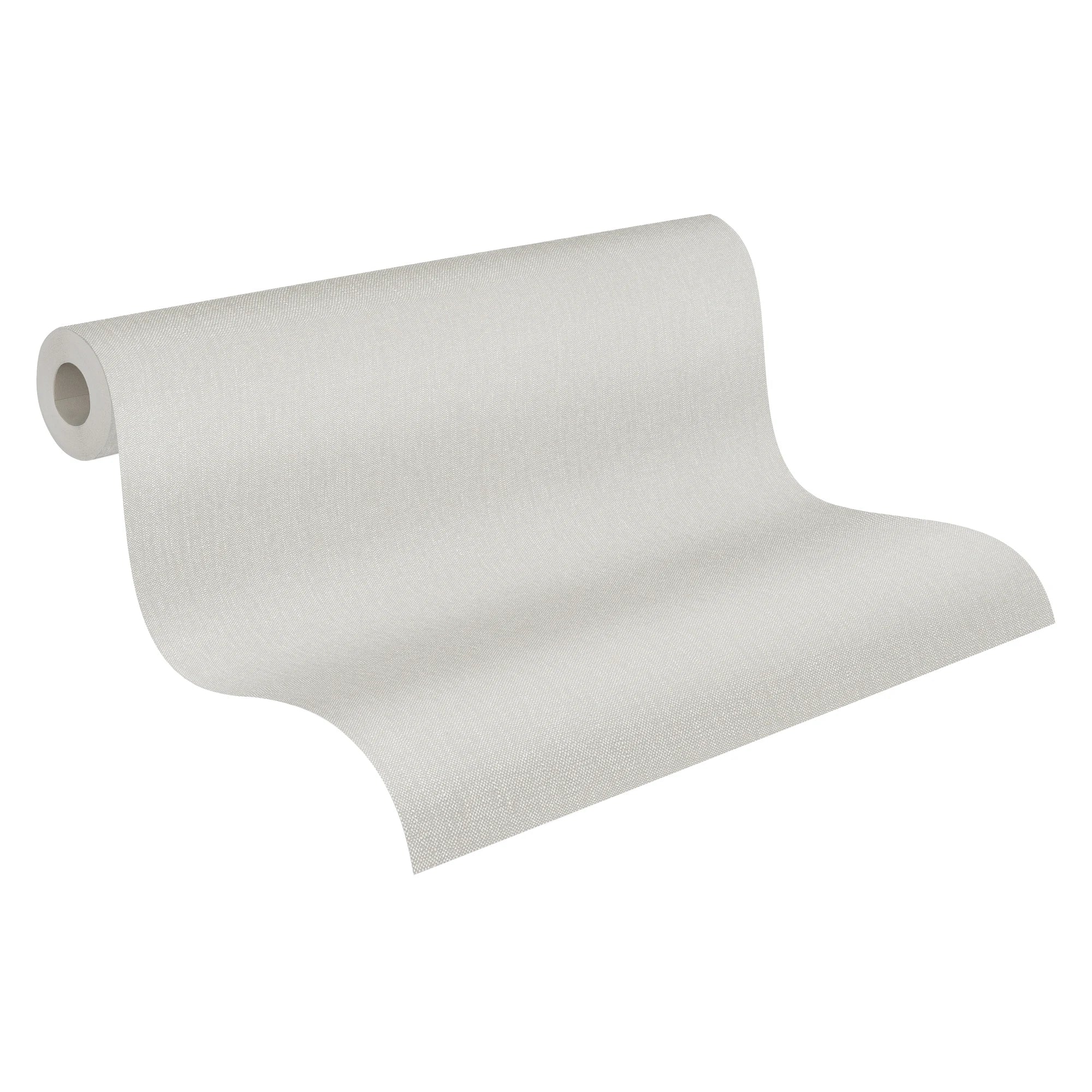 Made in Germany - Wallpaper rolls Solid Plain Cream - Non Woven Vinyl - Modern Wallpaper Structure for Walls - 1005 x 053 m