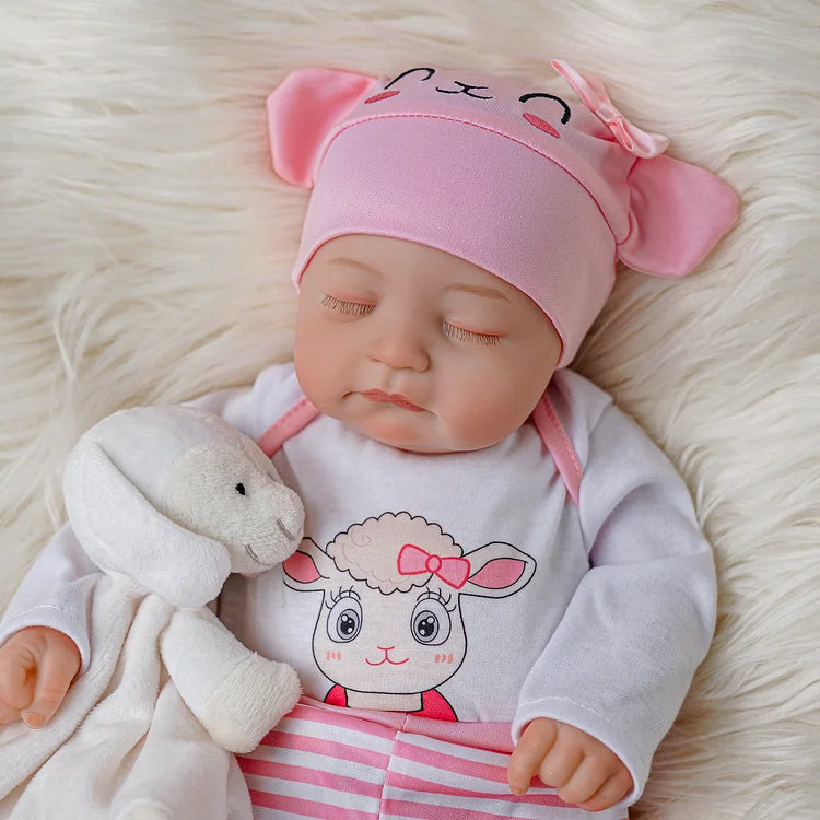 Connie 20'' Little Infant Girl Healing of the Heart-Babeside Sleeping Reborn Baby Doll Cartoon Toy Style