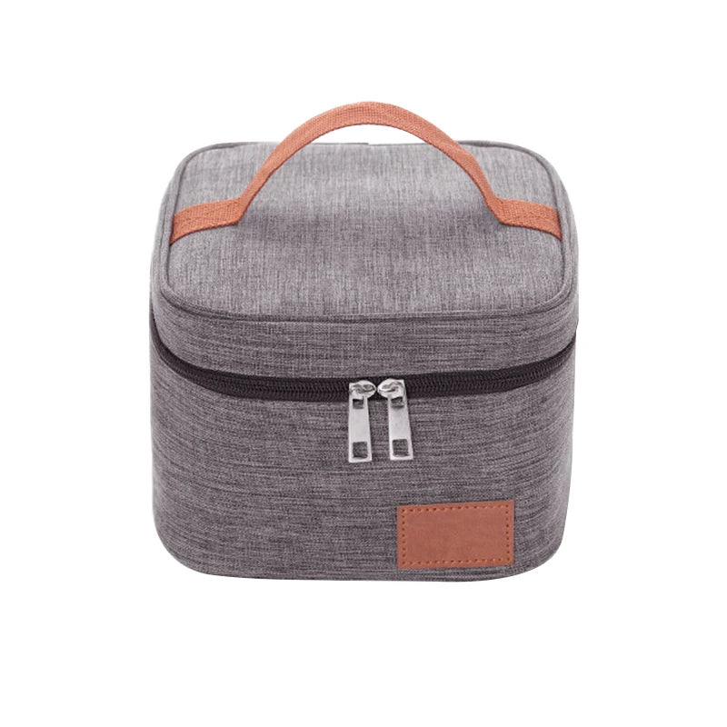 Portable Insulated Bento Bag Outdoor Waterproof Camping Travel Picnic Bags Leak Proof Food Storage Lunch Bag