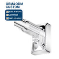 Wholesale Extendable Metal Curtain Rod Extensible and Retractable Tension Shower Curtain Pole for Bathroom