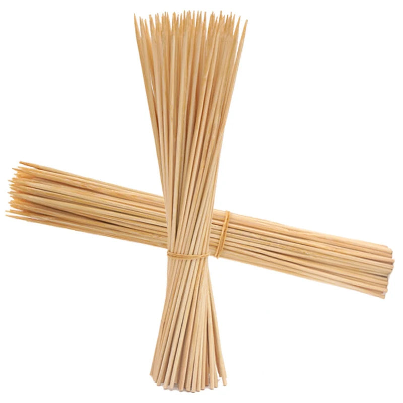 Wholesale Bamboo BBQ Skewers Eco-friendly Biodegradable Sticks for Grill Party Event Use