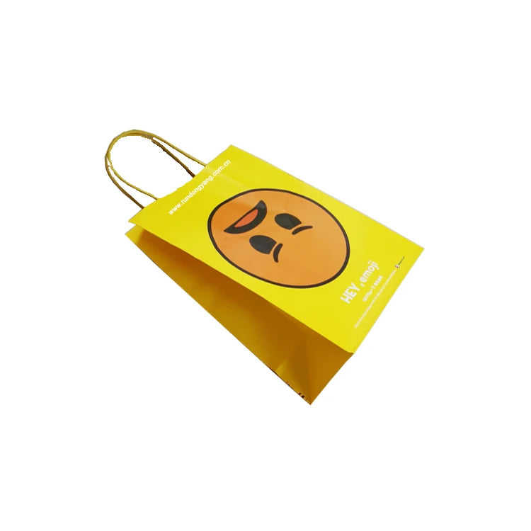 RDY Eco Friendly Kraft Paper Sturdy Handle Portable Shopping Retail Packaging Bags Gift Bags Kraft Paper Bags