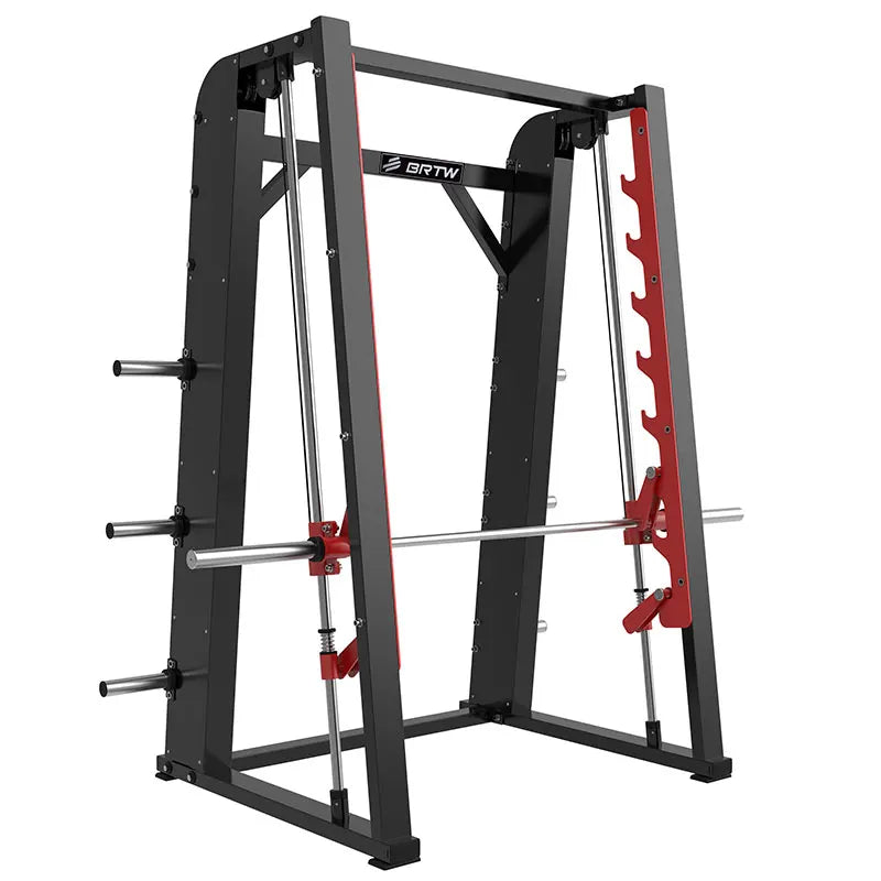 Multi Station Commercial Gym Equipment Power Rack Smith Machine Squat Rack