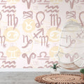 Germany Made Photo Wallpaper Murals Floral Cream Yellow Non Woven Vinyl Wall Mural Spiritual Bulk 2.80x1.59m Dining & Bedroom