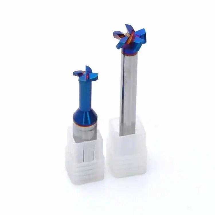 JR136 HRC60 DLC Coated Carbide T-end Mill T-type  Milling Cutter for Stainless Steel