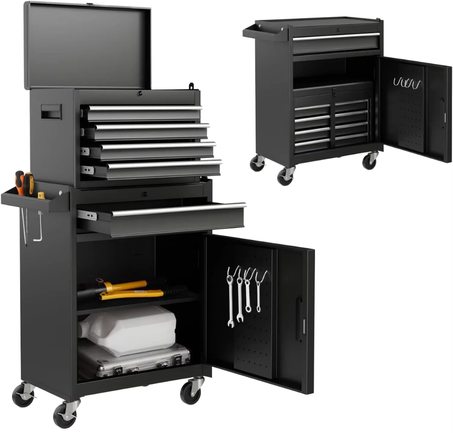 X-BASON 7-Drawer Heavy Duty Iron Tool Chest Premium Rack Case Cabinet 3-Year Warranty for Storage Customizable OBM/OEM Support