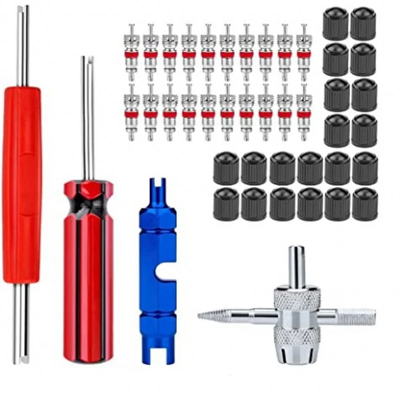WZAUTO Valve Core Wrench Driver Bicycle Motorcycle Car Tire Valve Installation Remover Vacuum Tire Tool