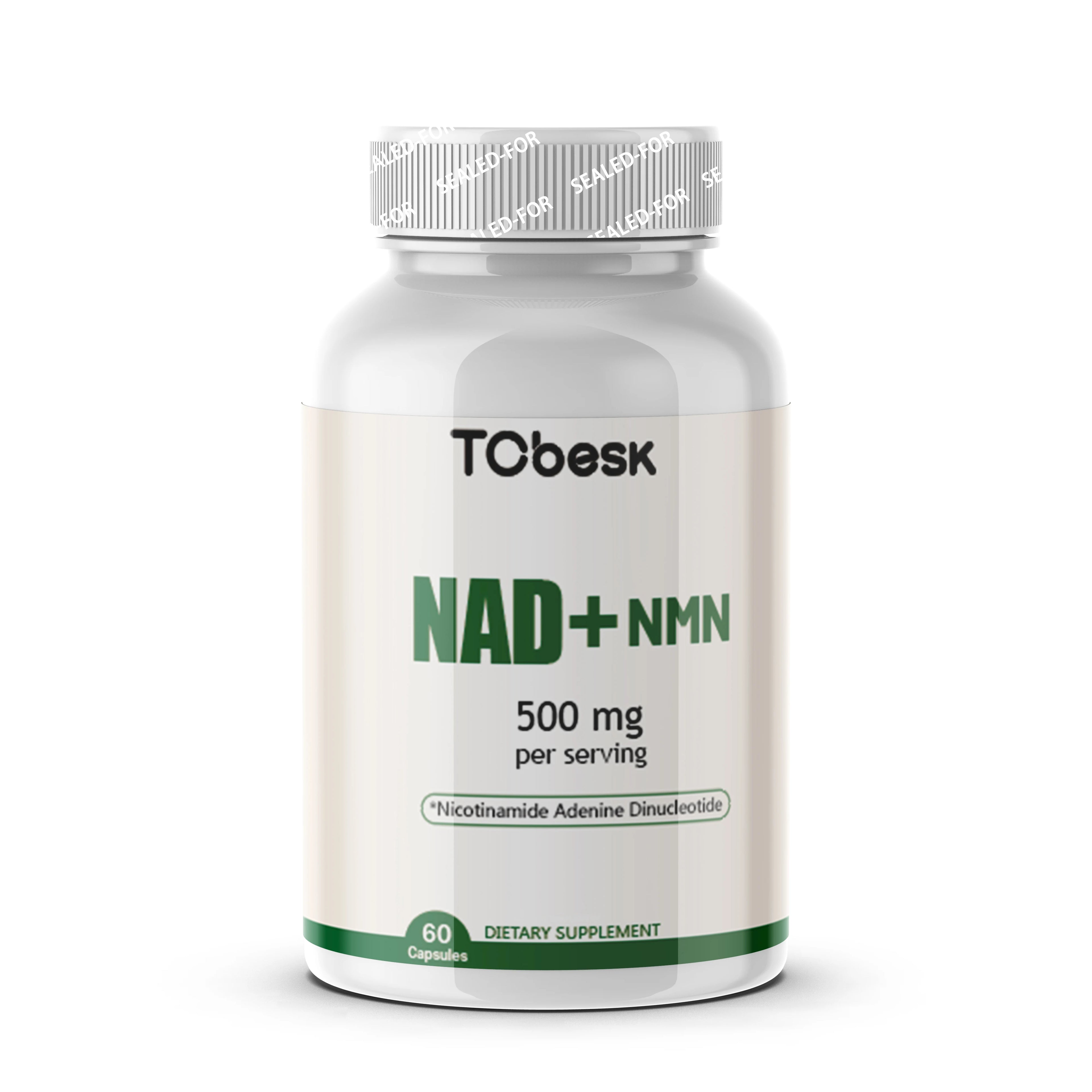 Lab-Tested High Purity Organic Nad Capsules Healthcare Supplement to Activate Longevity Genes